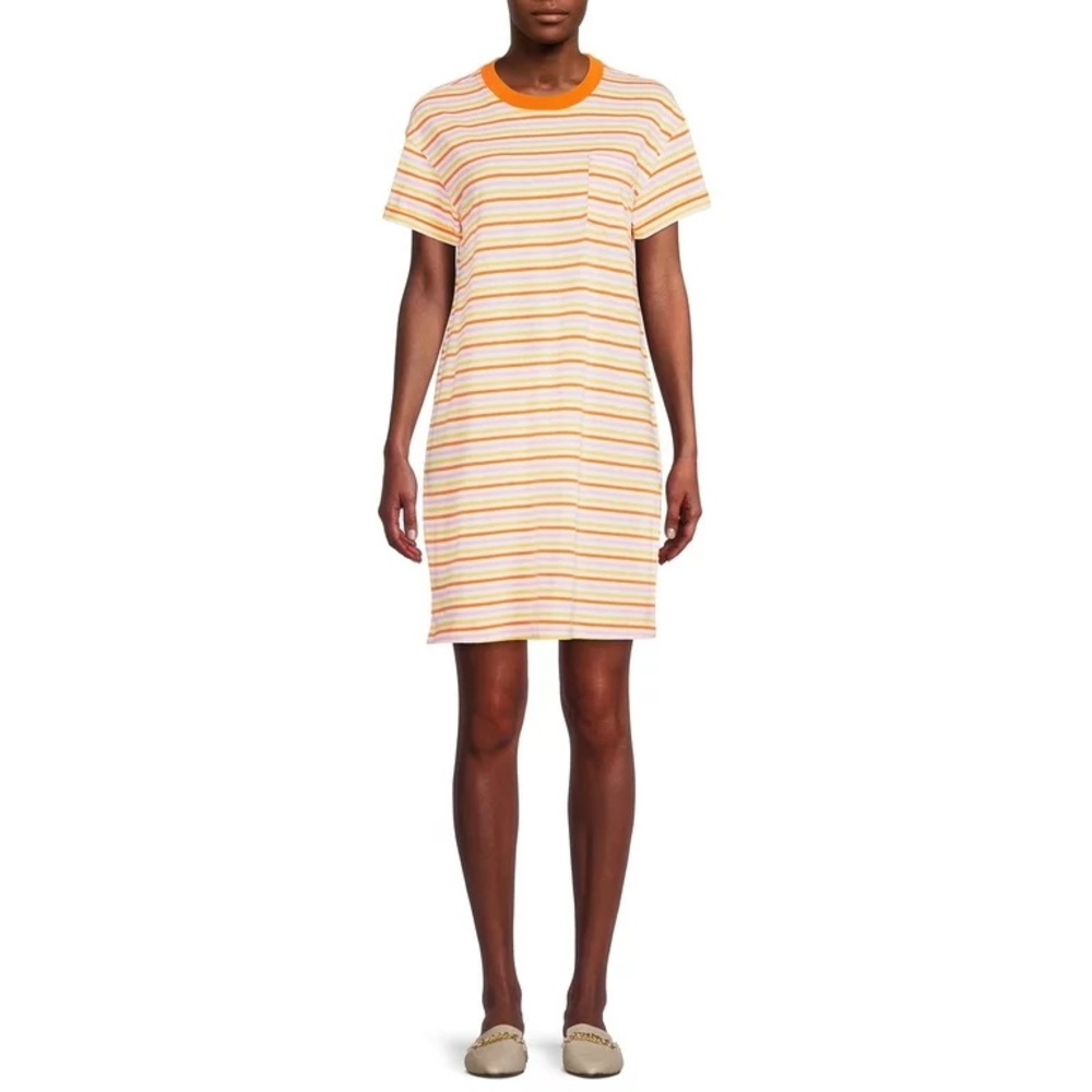 Time and Tru Women's T-Shirt Dress with Pocket 🧡